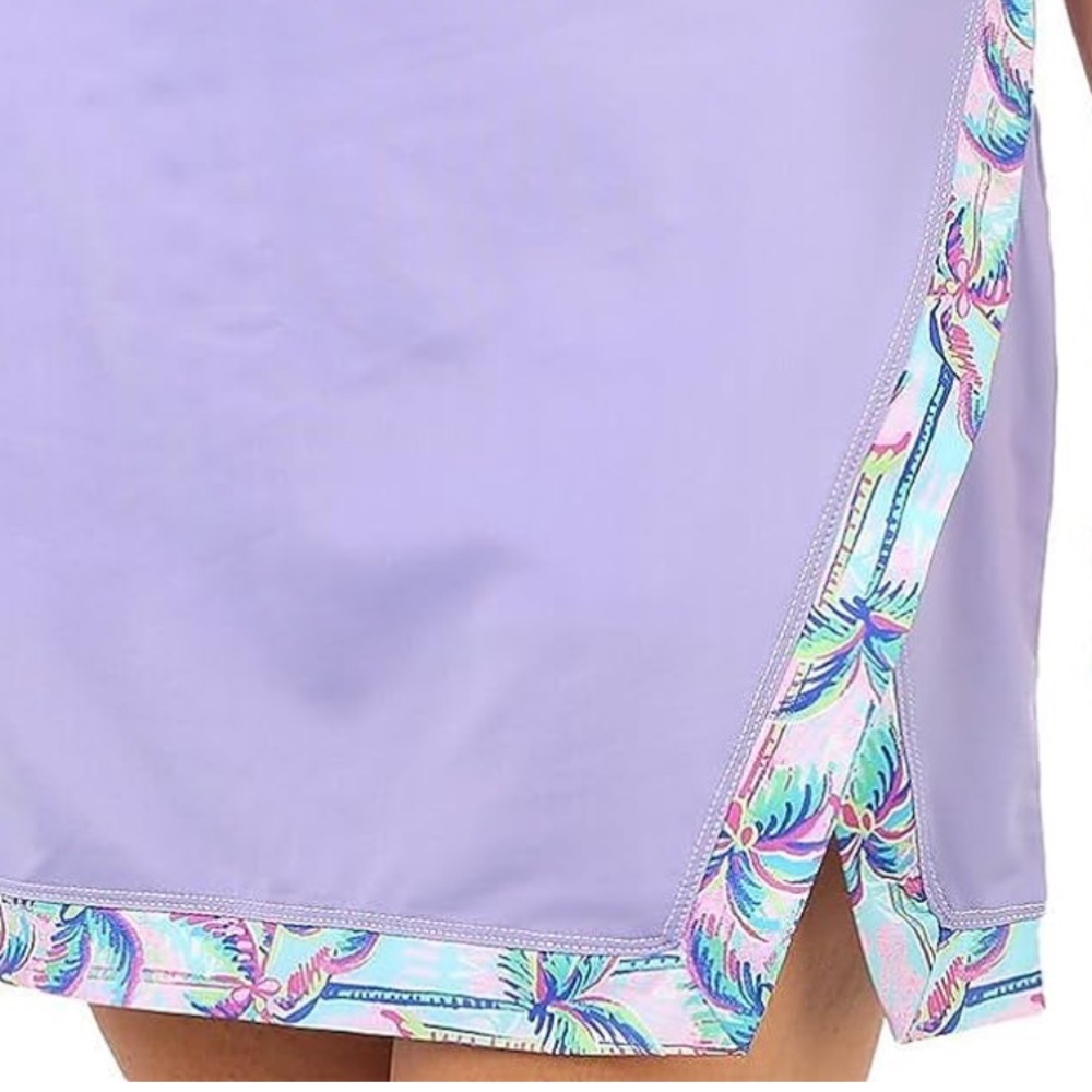 Women’s Lavender Skort with Tropical Trim